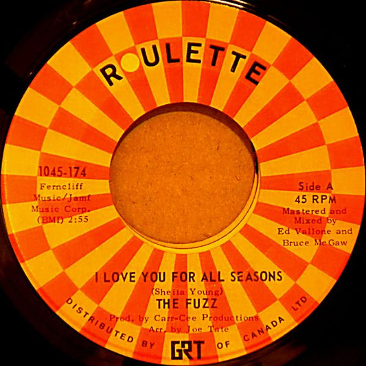 The Fuzz (4) : I Love You For All Seasons (7", Single)