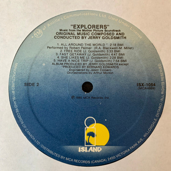 Jerry Goldsmith : Explorers (Music From The Motion Picture Soundtrack) (LP, Album)