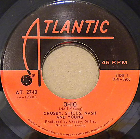 Crosby, Stills, Nash & Young : Ohio (7", Single)