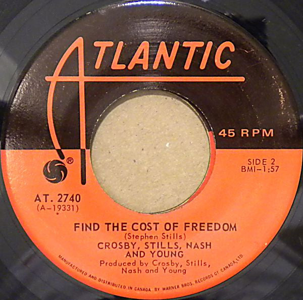 Crosby, Stills, Nash & Young : Ohio (7", Single)