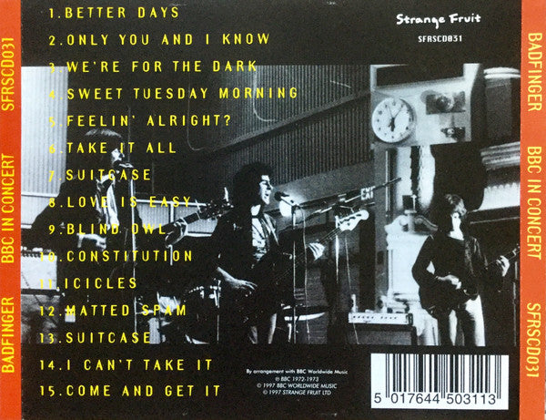 Badfinger : BBC In Concert 1972-3 (CD, Album)