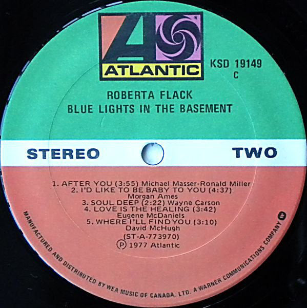 Roberta Flack : Blue Lights In The Basement (LP, Album)