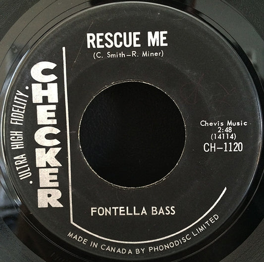 Fontella Bass : Rescue Me / Soul Of The Man (7", Single, Mono)