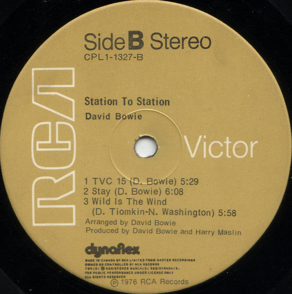 David Bowie : Station To Station (LP, Album)