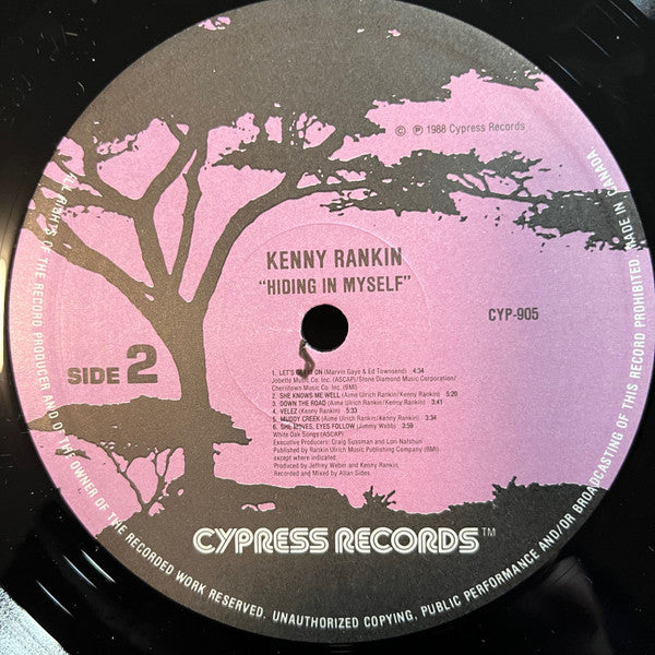 Kenny Rankin : Hiding In Myself (LP)