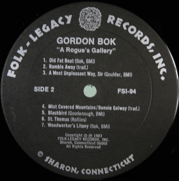 Gordon Bok : A Rogue's Gallery Of Songs For 12-String (LP, Album)