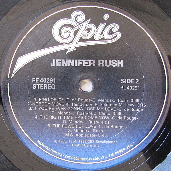 Jennifer Rush : Jennifer Rush (LP, Comp)
