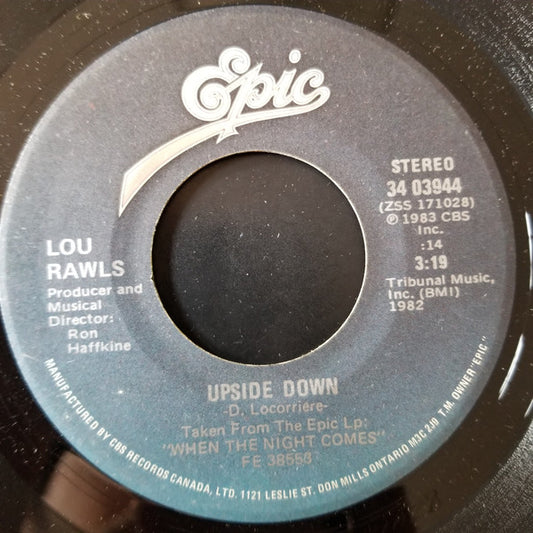 Lou Rawls : Upside Down (7")