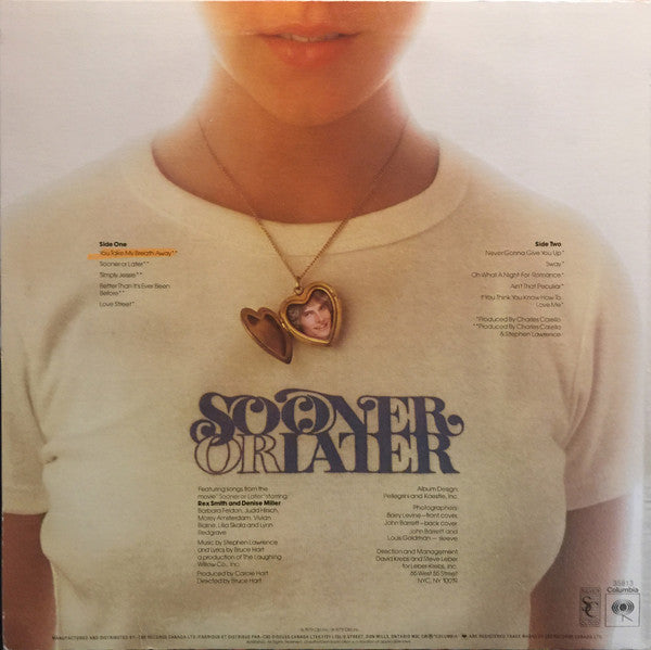 Rex Smith : Sooner Or Later (LP, Album)