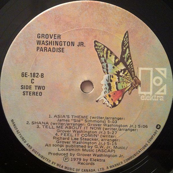 Grover Washington, Jr. : Paradise (LP, Album)