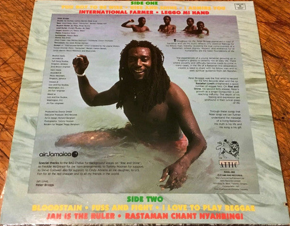 Peter Broggs : Rise And Shine (LP, Album)