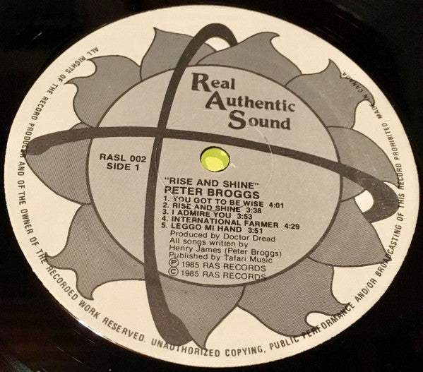 Peter Broggs : Rise And Shine (LP, Album)