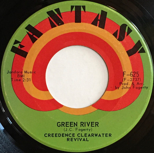 Creedence Clearwater Revival : Green River (7", Single)
