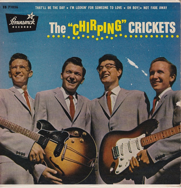 The Crickets (2) : The "Chirping" Crickets (7", EP, Mono)