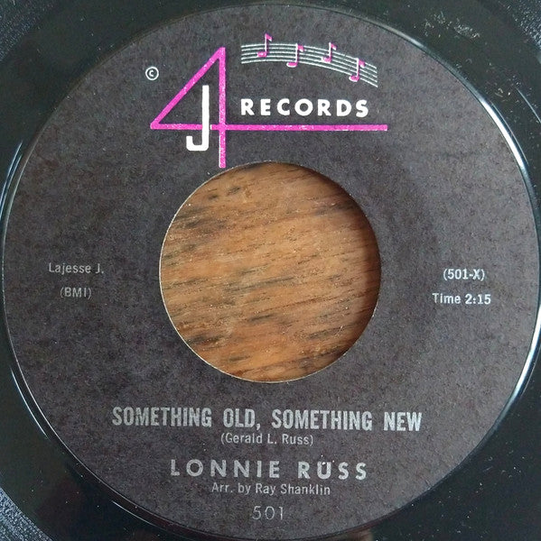 Lonnie Russ : My Wife Can't Cook / Something Old, Something New (7", Styrene)