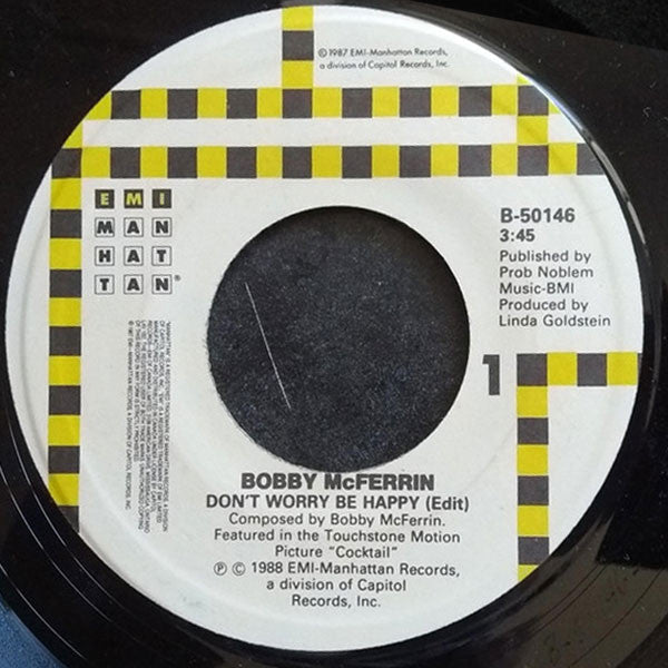 Bobby McFerrin : Don't Worry, Be Happy / Simple Pleasures (7", Single)