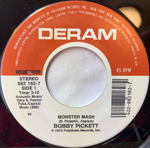 Bobby Pickett : Monster Mash / Monster Mash Party (7", Single, RE)