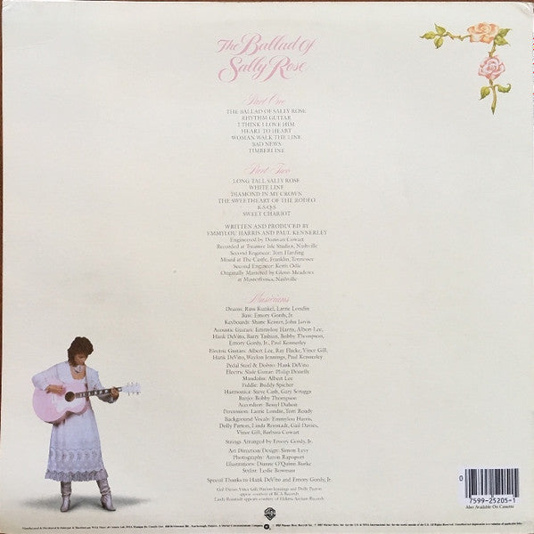 Emmylou Harris : The Ballad Of Sally Rose (LP, Album)