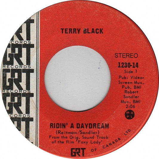 Terry Black (2) : Ridin' A Daydream (7", Single)