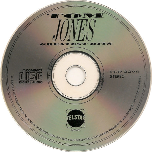 Tom Jones : The Greatest Hits (CD, Comp)