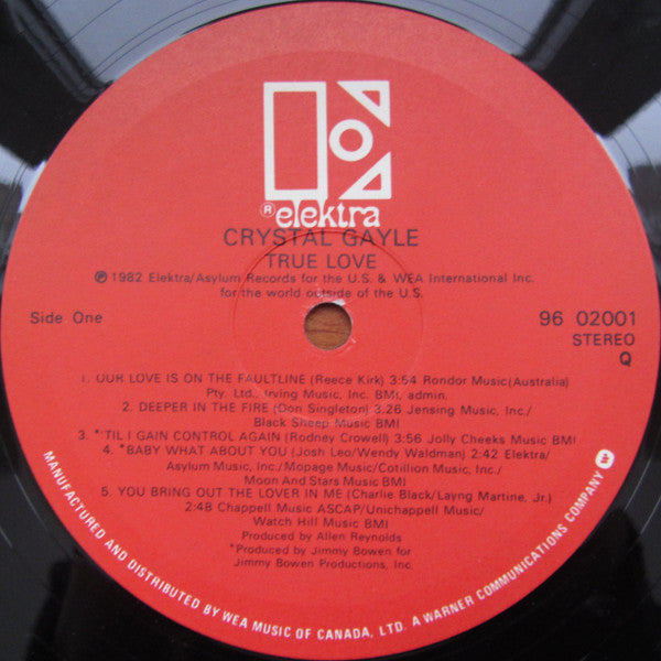 Crystal Gayle : True Love (LP, Album)