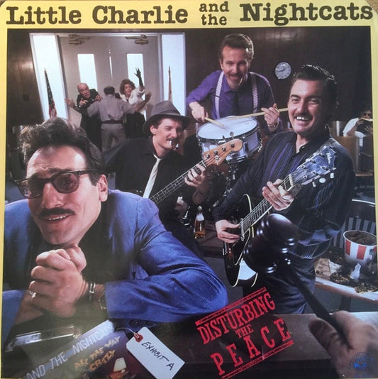 Little Charlie And The Nightcats : Disturbing The Peace (LP, Album)