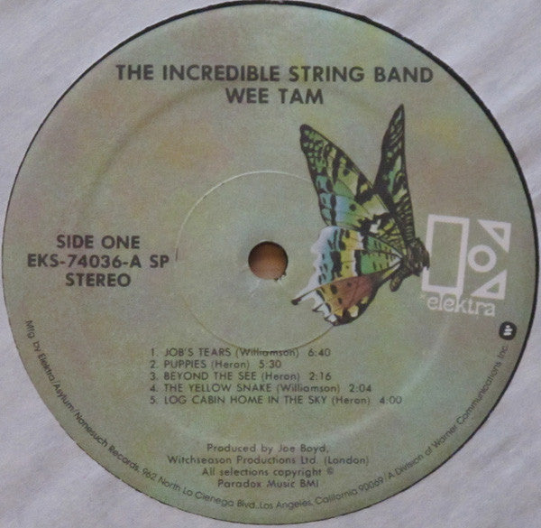 The Incredible String Band : Wee Tam (LP, Album, RE)