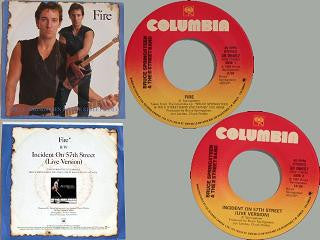 Bruce Springsteen & The E-Street Band : Fire (7", Single)