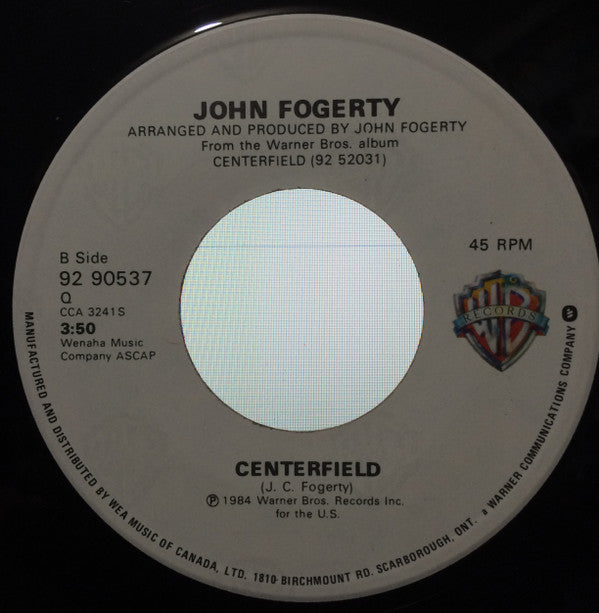 John Fogerty : Rock And Roll Girls (7", Single)