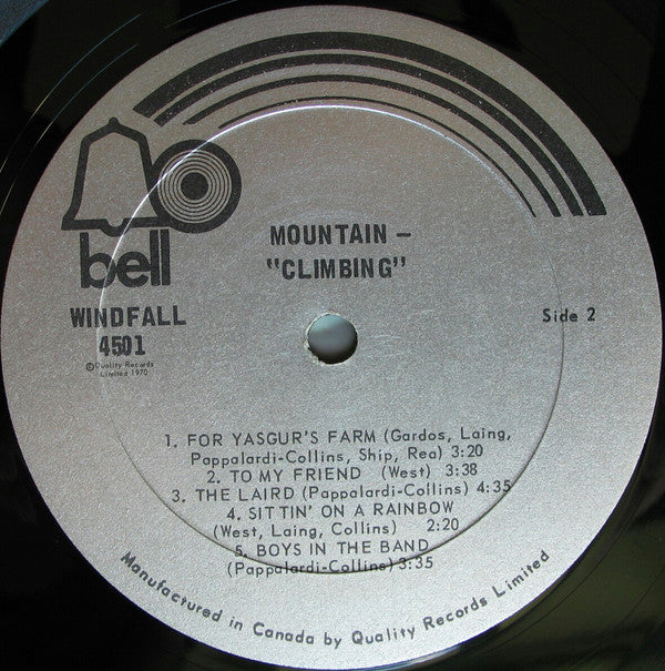 Mountain : Climbing! (LP, Album)