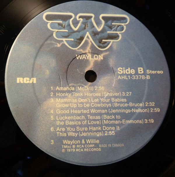 Waylon* : Greatest Hits (LP, Comp, Whi)
