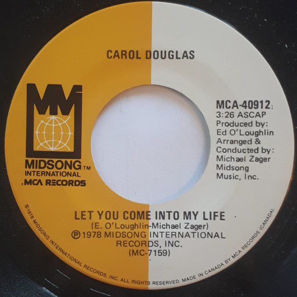 Carol Douglas : So You Win Again (7")