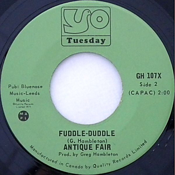 Antique Fair : Fuddle-Duddle (7", Single)