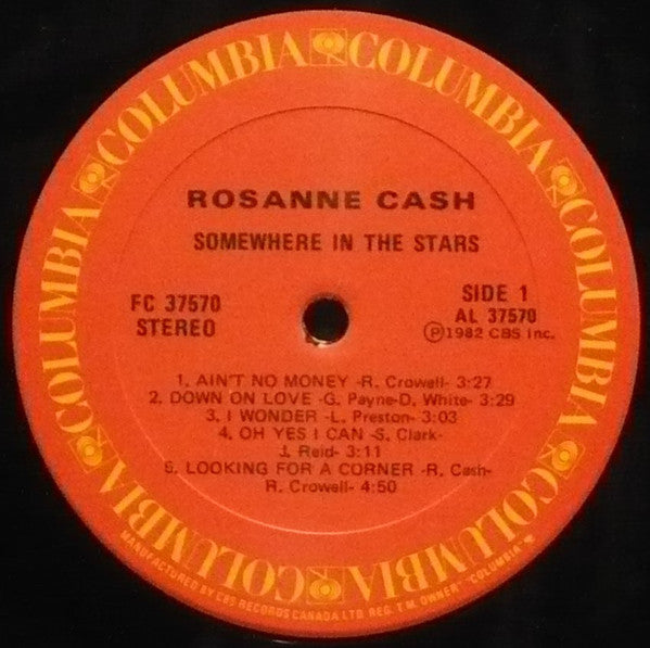 Rosanne Cash : Somewhere In The Stars (LP, Album)