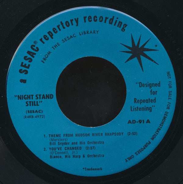 Various : Night Stand Still (7", EP)