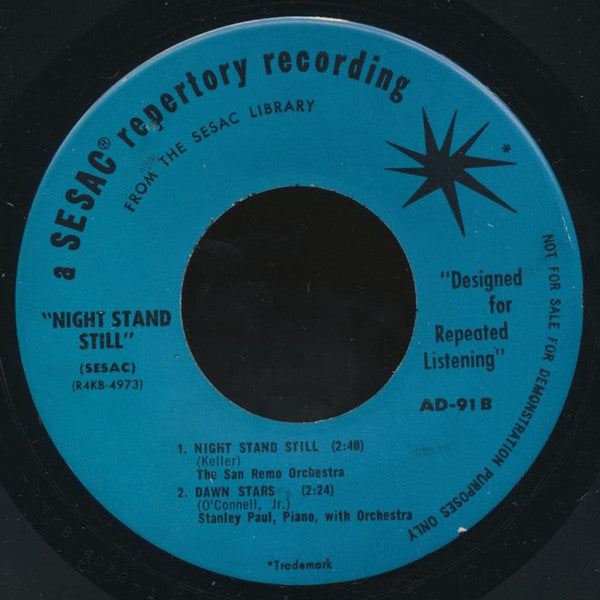 Various : Night Stand Still (7", EP)