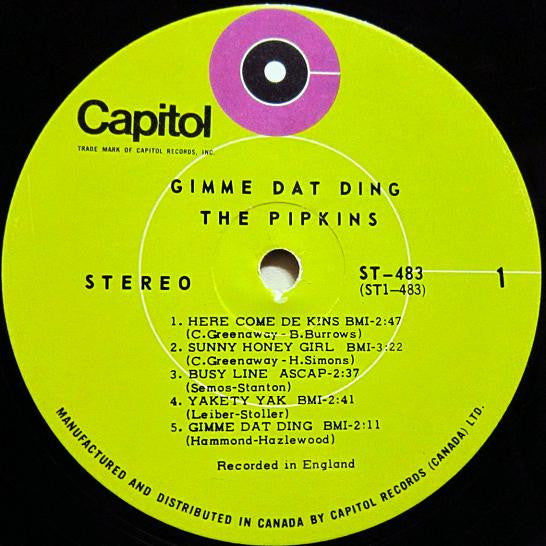 The Pipkins : Gimme Dat Ding! (LP, Album)