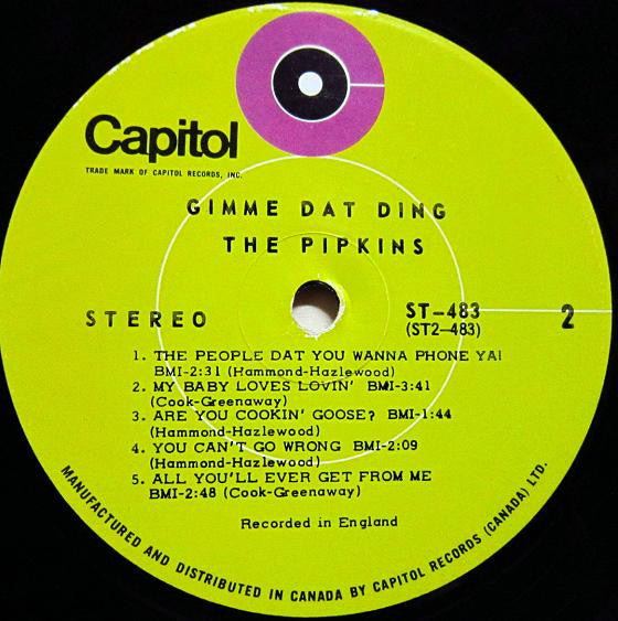 The Pipkins : Gimme Dat Ding! (LP, Album)