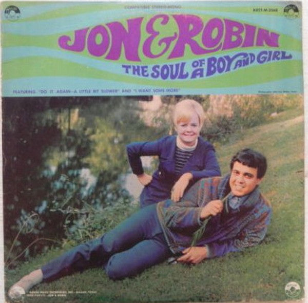 Jon & Robin : The Soul Of A Boy And Girl (LP, Album, Mono)