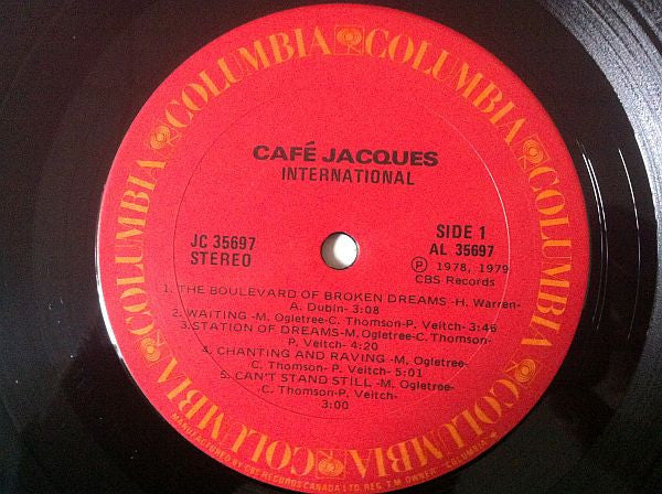 Café Jacques : International (LP, Album)