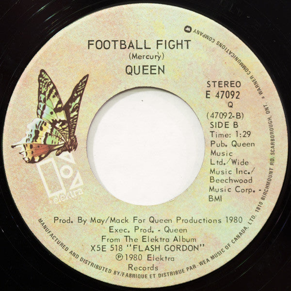 Queen : Flash's Theme (AKA Flash) / Football Fight (7", Single)