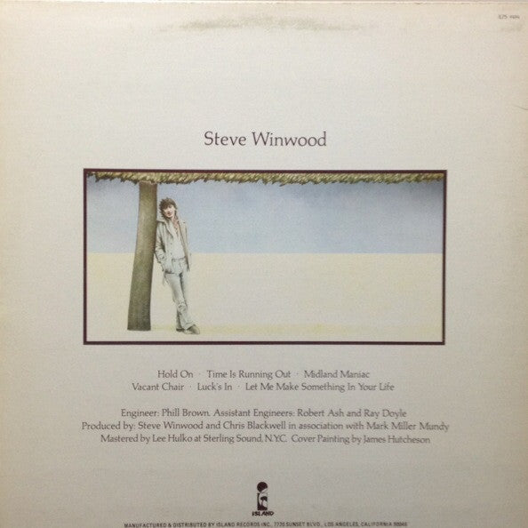 Steve Winwood : Steve Winwood (LP, Album)