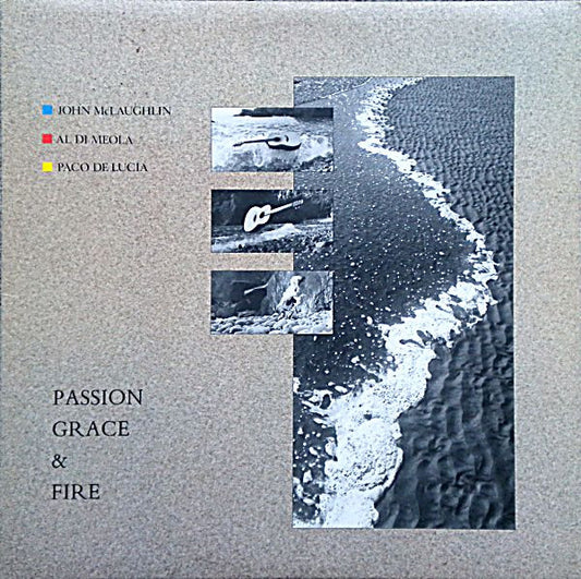 John McLaughlin, Al Di Meola, Paco De Lucía : Passion, Grace & Fire (LP, Album)