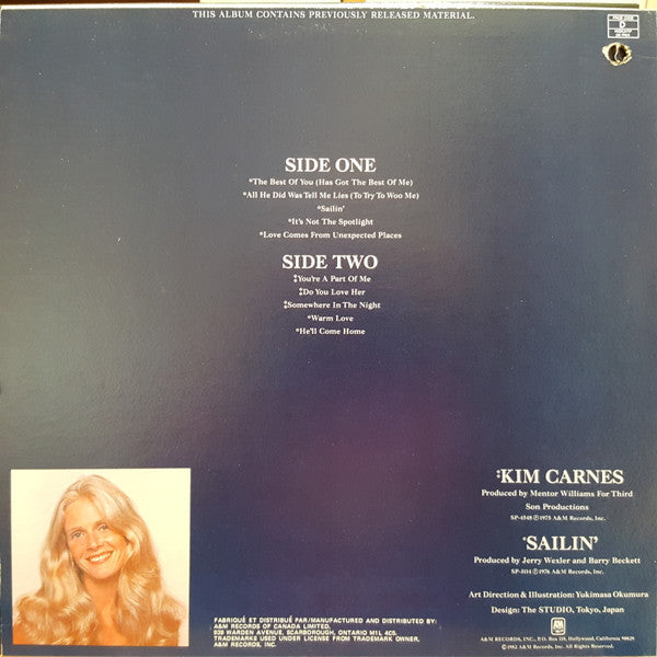 Kim Carnes : The Best Of You (LP, Comp)
