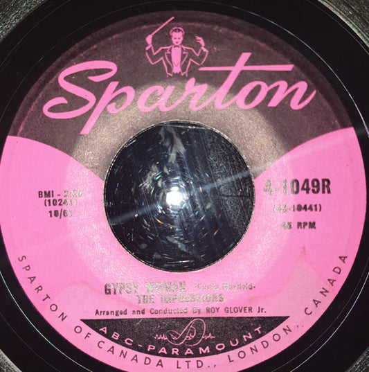 The Impressions : Gypsy Woman / As Long As You Love Me (7")