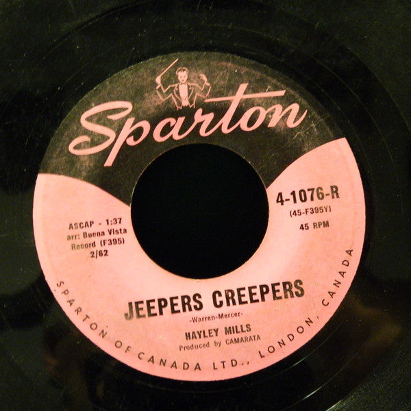 Hayley Mills : Jeepers Creepers (7")