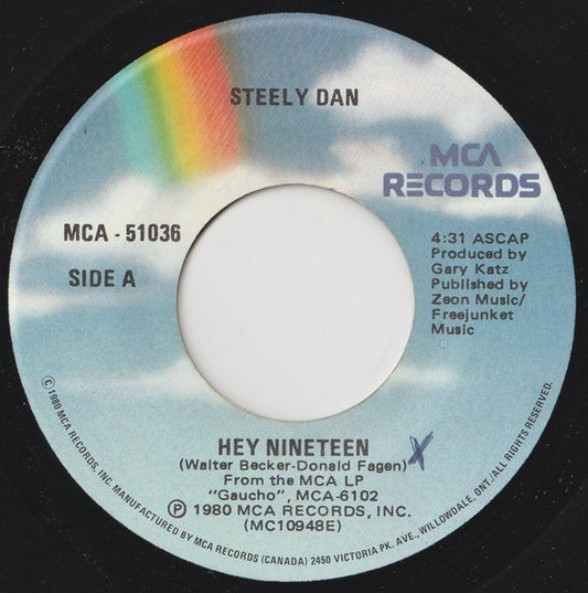Steely Dan : Hey Nineteen (7", Single)