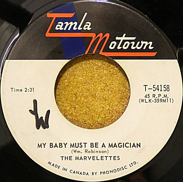 The Marvelettes : My Baby Must Be A Magician (7", Single, Mono)
