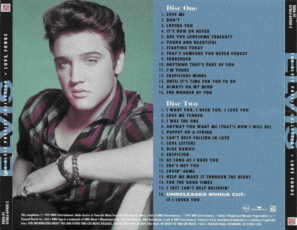 Elvis Presley : Love Songs (2xCD, Comp)