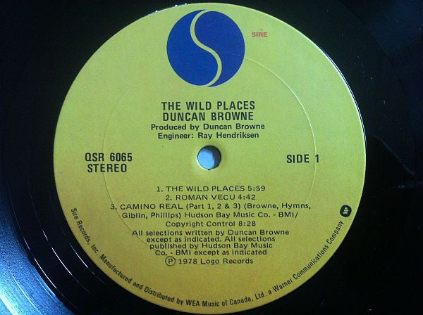 Duncan Browne : The Wild Places (LP, Album)